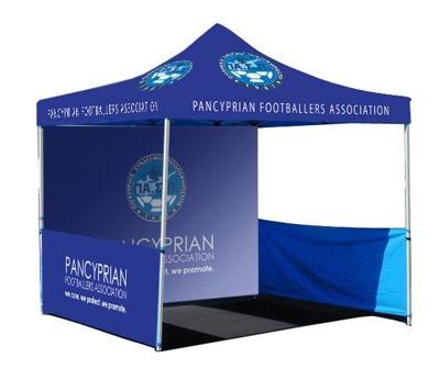 Advertising demo tent